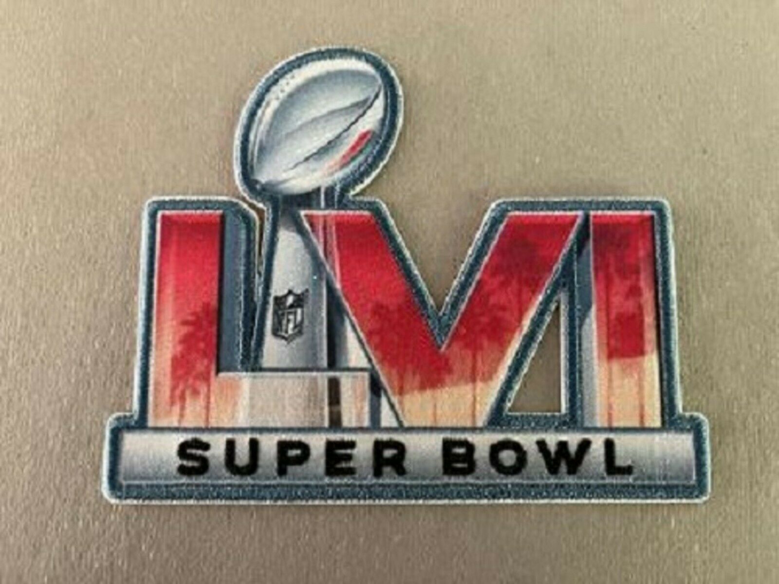 2022 Super Bowl #56 LVI Patch Embroidered->los angeles rams->NFL Jersey